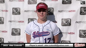 2023 Alex Cutonilli Committed St Mary’s Power Hitting 3rd Base, Shortstop Softball Skills Video AASA