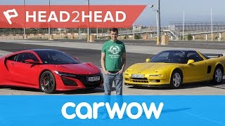 Honda (Acura) NSX 2017 review: Hero vs Legend | Head2Head