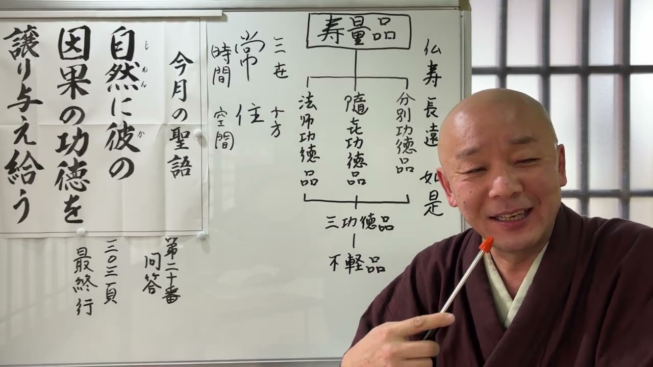 第2176回『法華経、日蓮聖人の教えに学ぶ』寿量品以降