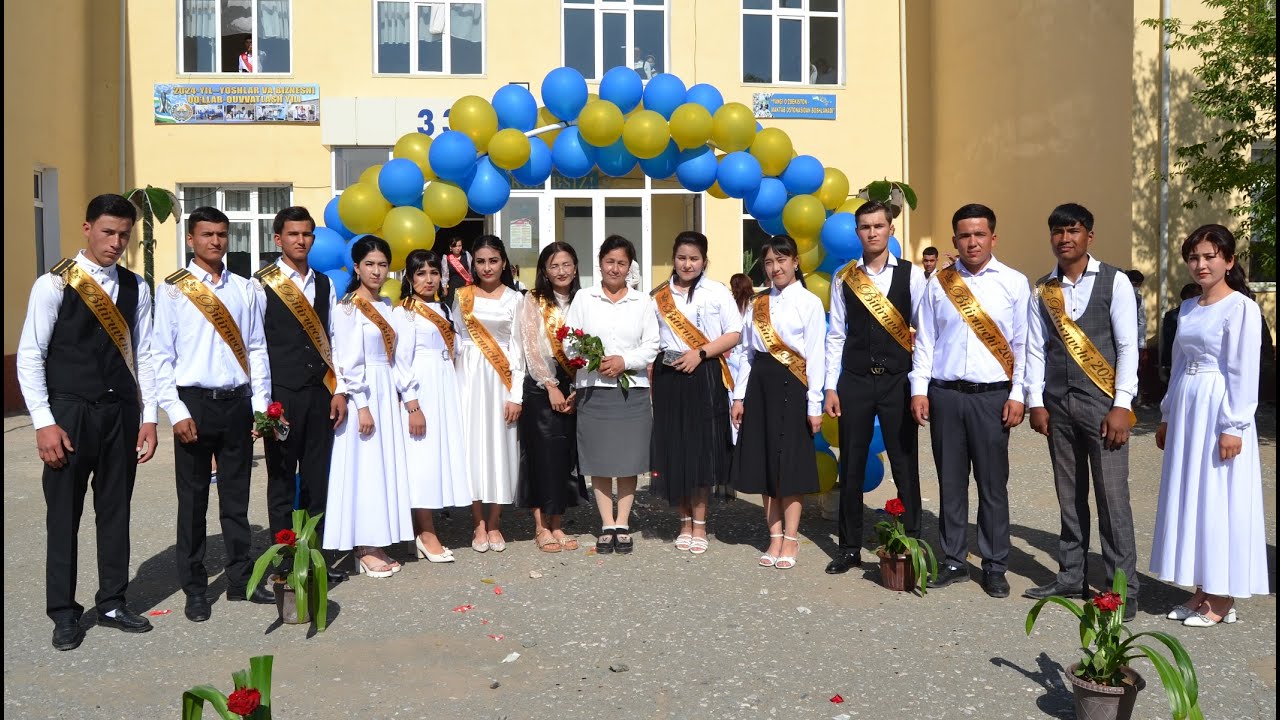 33-SON MAKTABINING 25-MAY BITIRUV KECHASI! 2024-YIL 11-SINFLAR ORZU MEDIA!