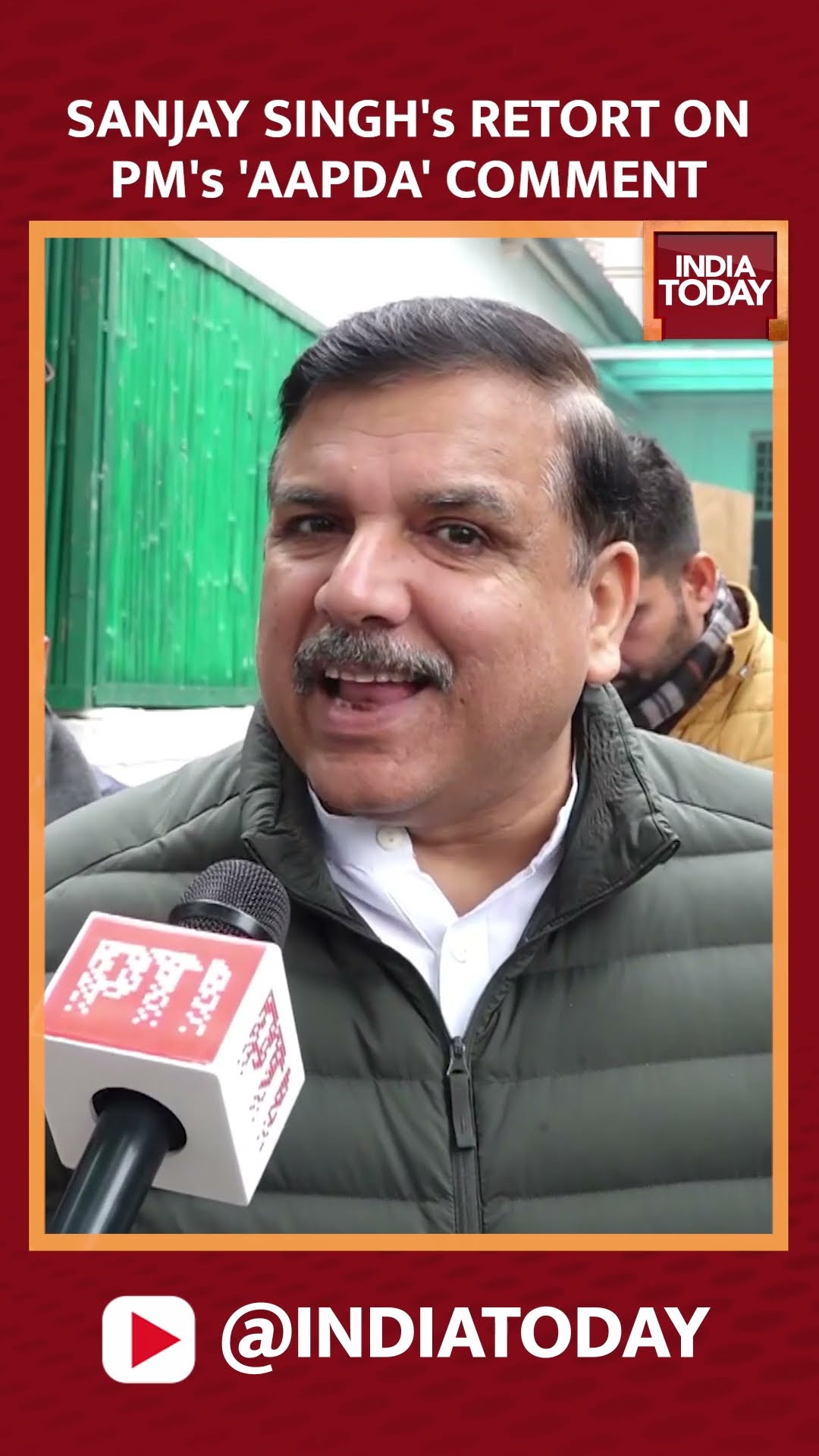 AAP Leader Sanjay Singh's Retort On PM's 'AAPDA' Comment #shorts #sanjaysingh #pmmodi