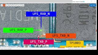 Samsung A07 4G A075F UFS/eMMC Voltage & ICP Pinout | Easy JTAG Box Ways