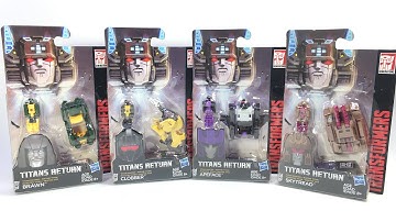 Transformers: Titans Return - Titan Masters Wave 2 (APEFACE, BRAWN, CLOBBER, SKYTREAD)