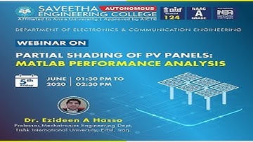 "Partial shading of PV panels: MATLAB Performance analysis"