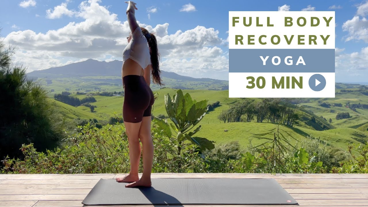 30-минутная восстановительная йога для всего тела | Упражнения на подвижность и дыхание для велос...