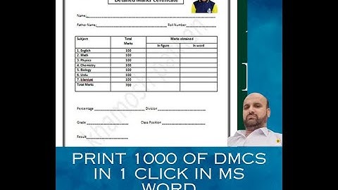 How to Make Thousand 1000 DMCs  in One Click  in Ms Word in Urdu Hindi