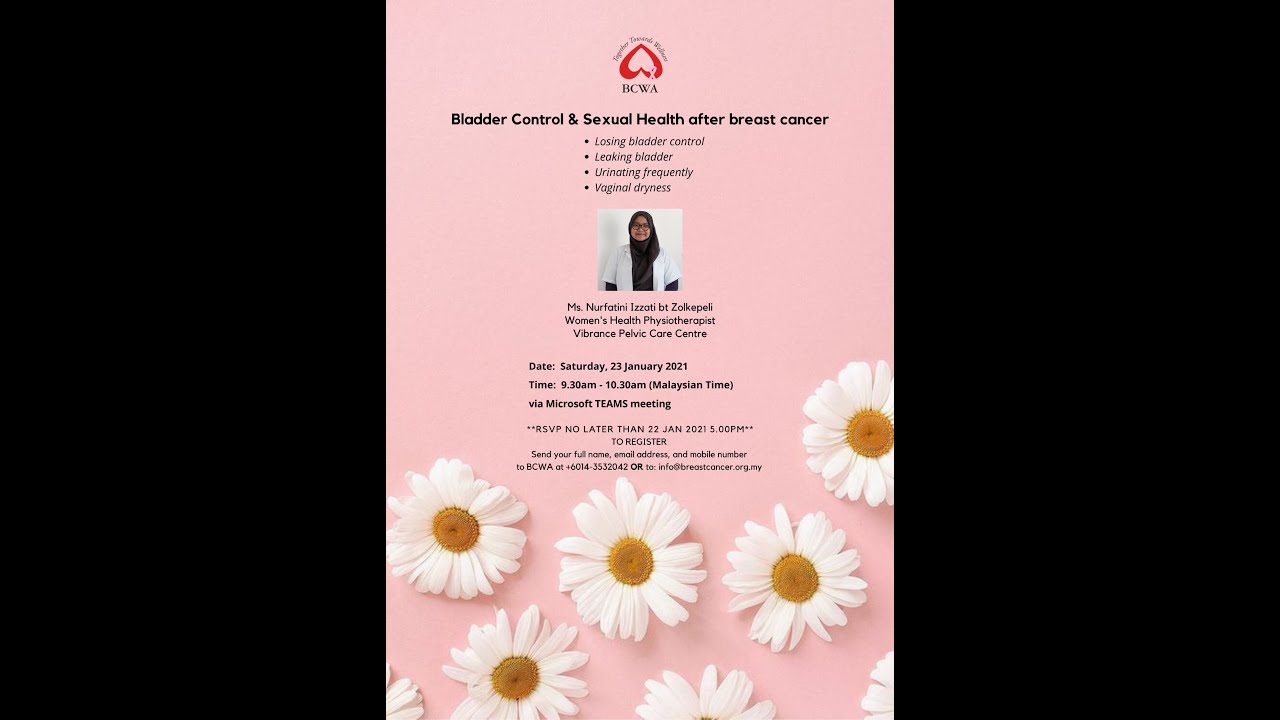 Bladder Control & Sexual Health after breast cancer