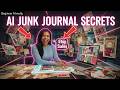 😍How I Create AI Junk Journals That SELL on Etsy (Beginner Friendly) 💰✨ |  From Zero Design Skills