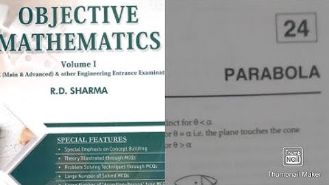 L1 | Ch24 | Parabola | Q1-Q5 | exercise solution | R.D. SHARMA jee (mains/advanced) Ark Mathematics