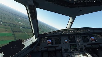 Airbus A320 Dual engine failure , deadstick forced landing in field! Microsoft flight simulator 2020