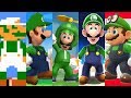 Evolution of Luigi in Super Mario Games