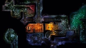 Dungeon of the Dead Three - West | Battlemap Demo | Descent Into Avernus | Beneos Animated Maps