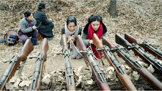 How could girls defeat Japanese soldier? they tied up rifles and scared japanese soldiers!