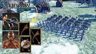 AOE3: Haudenosaunee's Musk/Falc combo is INSANE! Fun 4v4 with Friends!