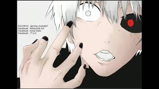 how to draw kaneki 「tokyo ghoul」ibis paint