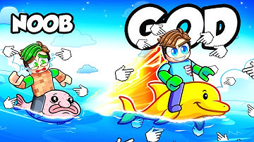 Upgrading NOOB to GOD in ROBLOX TRAINING SIMULATORS