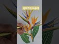 *극락조화마무리~무지개달팽이 #보타니컬아트 #색연필화 #어반 #자기만족 #나와의약속 #도전 #그림 #매일매일 #초보