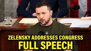 LIVE: Ukrainian President Zelensky ADDRESSES U.S. Congress in HISTORIC Speech