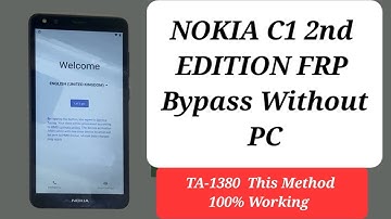 Nokia C1 2nd Edition Frp Bypass Without PC||TA-1380||New Security 2024 Easy Way Subscribe My Youtube