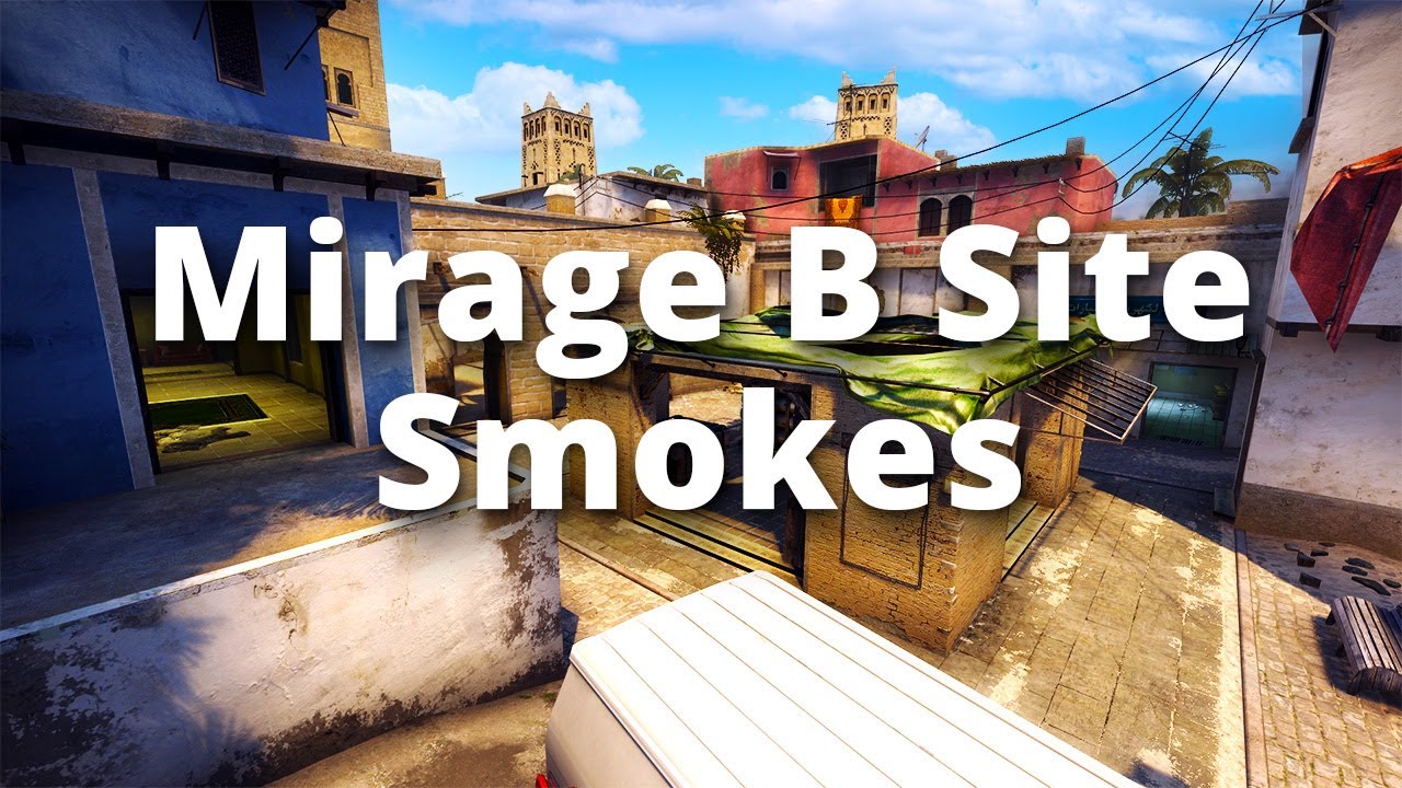 Top 10 Smokes for B Site Mirage - YouTube