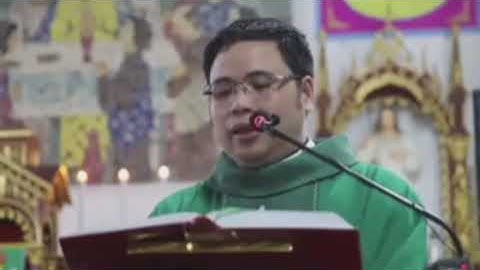 Bài Giảng của linh mục Đặng Hữu Nam Trước khi bị treo chén? phần 1