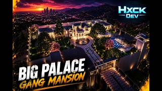 BIG PALACE GANG MANSION MLO FiveM | Luxury Gang Base With Bunker, Meeting Rooms, Garage & Pool