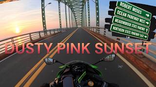 RIDE AND UNWIND | Pink Haze Sunset Ride from Robert Moses