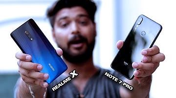 Realme X vs Redmi Note 7 Pro : Detailed Practicle Comparison 😈