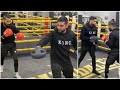 Knowledge is power  amir khan takes muhammad waseem on the pads  passes on some valuable wisdom