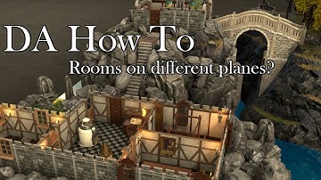 How to build rooms on separate planes in Dungeon Alchemist!