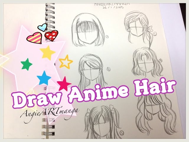 How To Draw Anime Hair [ 6 Styles ] by TsuDrawing - Make better art