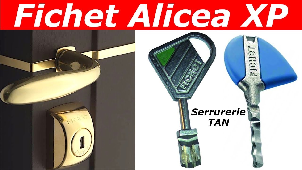 TUTO comment changer un cylindre fichet f3d d'une serrure fichet Alicea XP ?