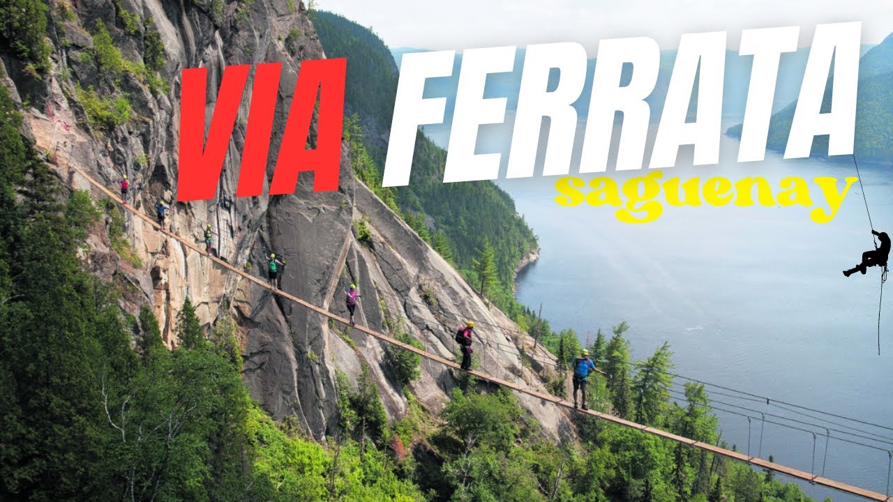 “FRISSONS & PANORAMAS  Épiques : Via Ferrata au Cœur du Fjord du Saguenay”