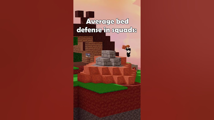 Average Bed Defense In Squads: | Roblox Bedwars Short Meme