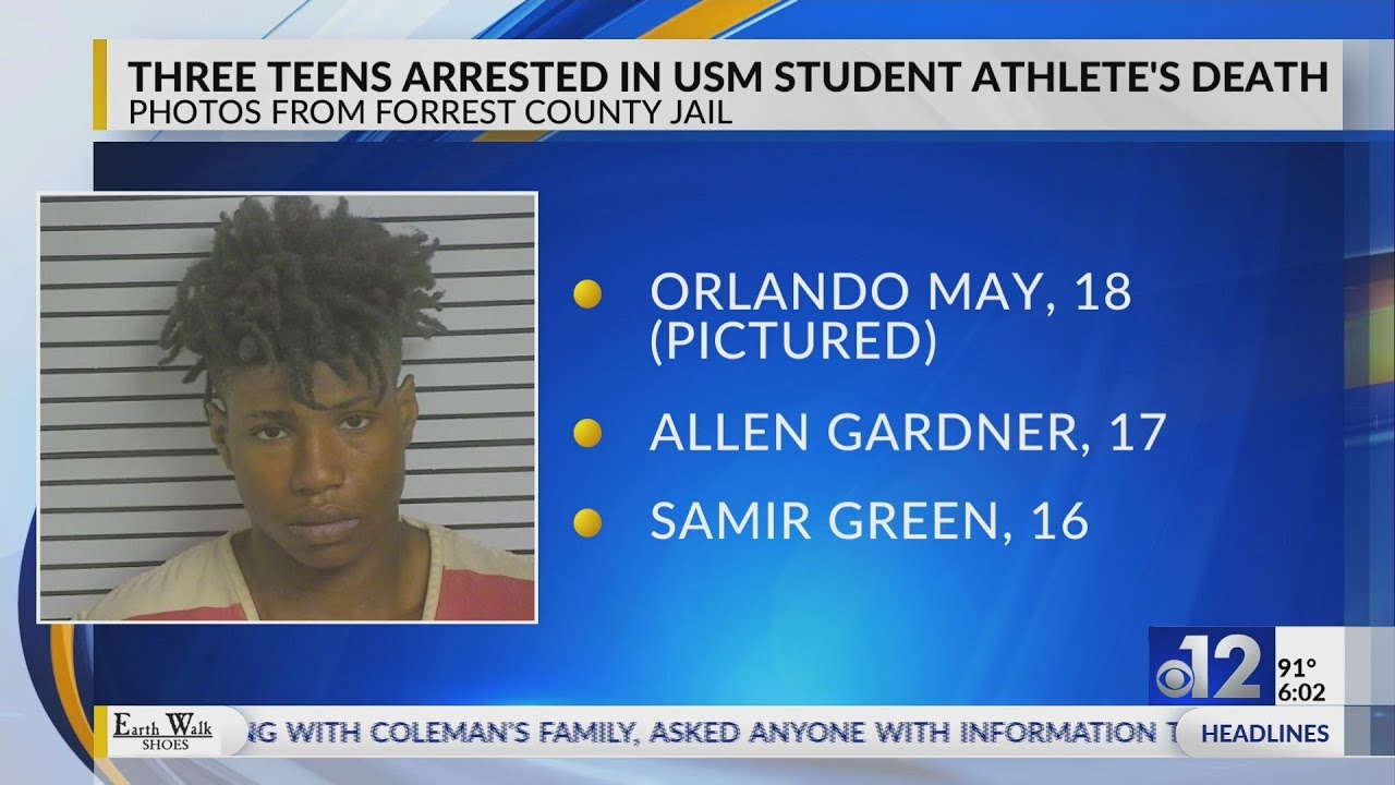 Three teens charged in shooting death of USM football player - YouTube