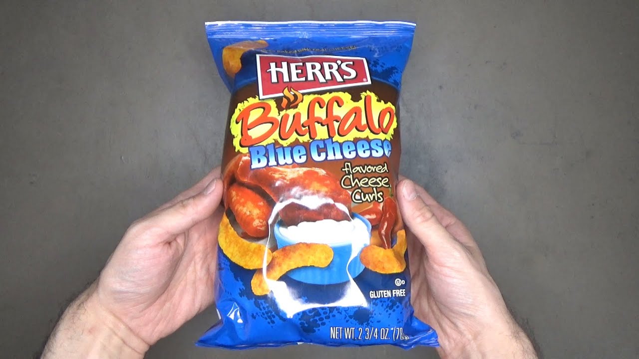 Taste Testing Herr's Buffalo Blue Cheese Curls YouTube