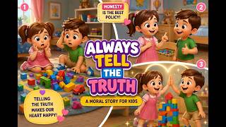 Always Tell the Truth 🌈 | A Fun Moral Story for Kids | Tiny Friends World