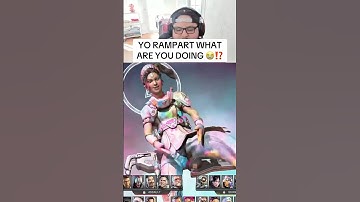 RAMPART WHAT ARE YOU DOING😭⁉️. #apexlegends
