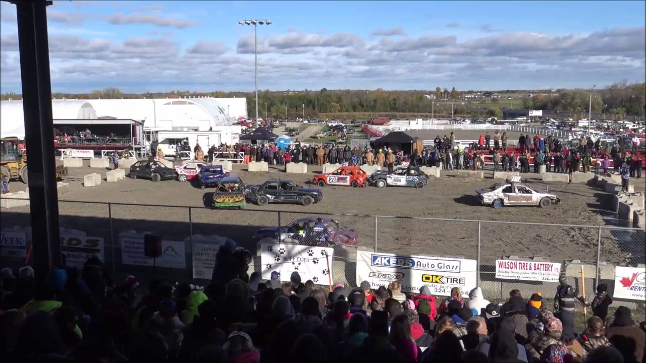 impact motorsports grand rapids michigan 2016 FALL BRAWL 7 DEMOLITION DERBY MINI MODS HEAT 8