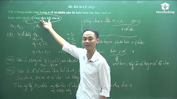 Nguyên lý Dirichlet (Tiếp theo) - Toán ôn đội tuyển HSG lớp 7 - Thầy Trần Ngọc Hà