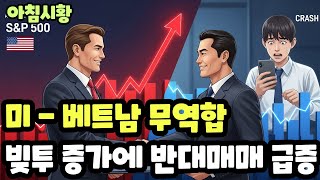 주식시황] 7/3 미-베트남, 무역합의에 S&P500 사상최고치 / 초단기 빚투 몰리자 반대매매도 급증 / 네이버와 두나무의 코인 동맹