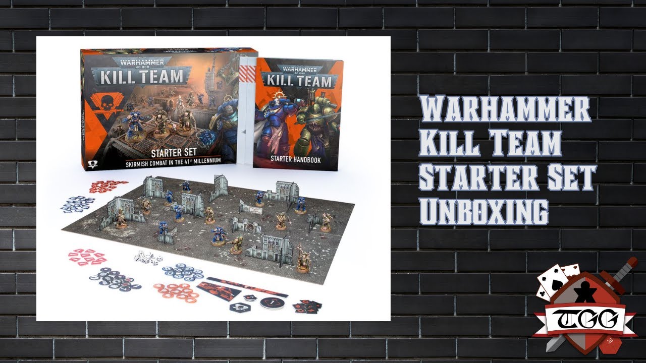 Warhammer Kill Team Starter Set Unboxing | Miniatures, Terrain & Core ...