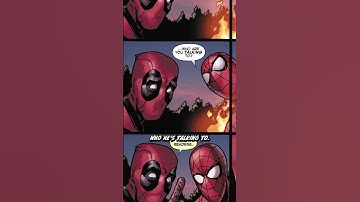 Did you know Deadpool once explained his fourth wall breaking to Spider man?