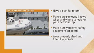 Virginia Department of Wildlife Resources high water level warning for boaters this Labor Day