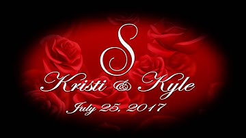 K02 Roses Animated Monogram Gobo - Karma Event Lighting