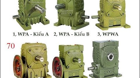Hộp giảm tốc trục vít WPA WPDA 70, trục vuông góc, 0968140191, MinhMotor