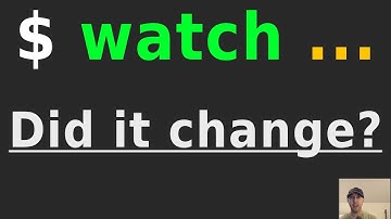 Monitor the Output of a Program for Changes Using the Watch Command