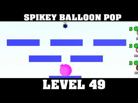 Reveal LEVEL 49 in SPIKEY BALLOON POP *Roblox* (Guide Walkthrough) (New Level)