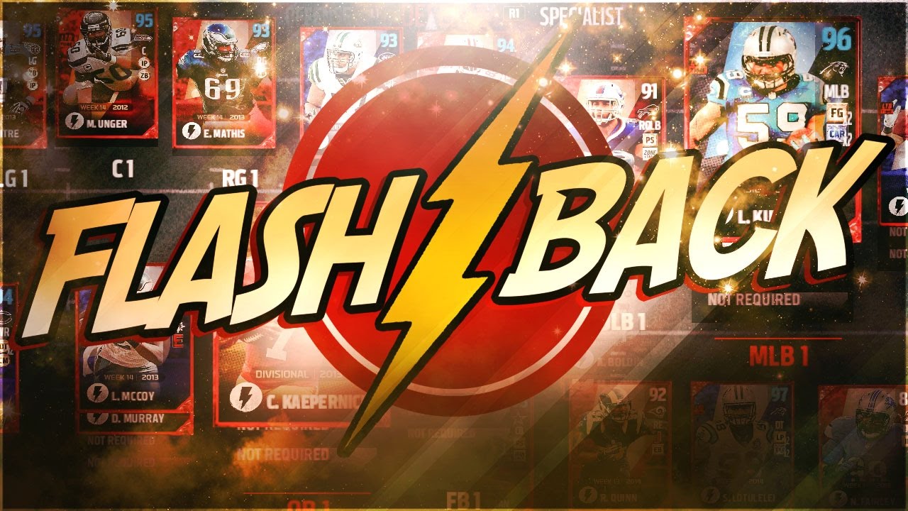 ALL FLASHBACK THEMED TEAM SQUAD BUILDER! MADDEN 17 ULTIMATE TEAM - YouTube