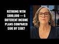 Retiring With $800,000 — 5 Different Income Plans Compared Side by Side
